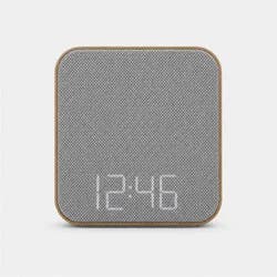 Wood Sound Sleep Alarm Table Clock Gray - Capello