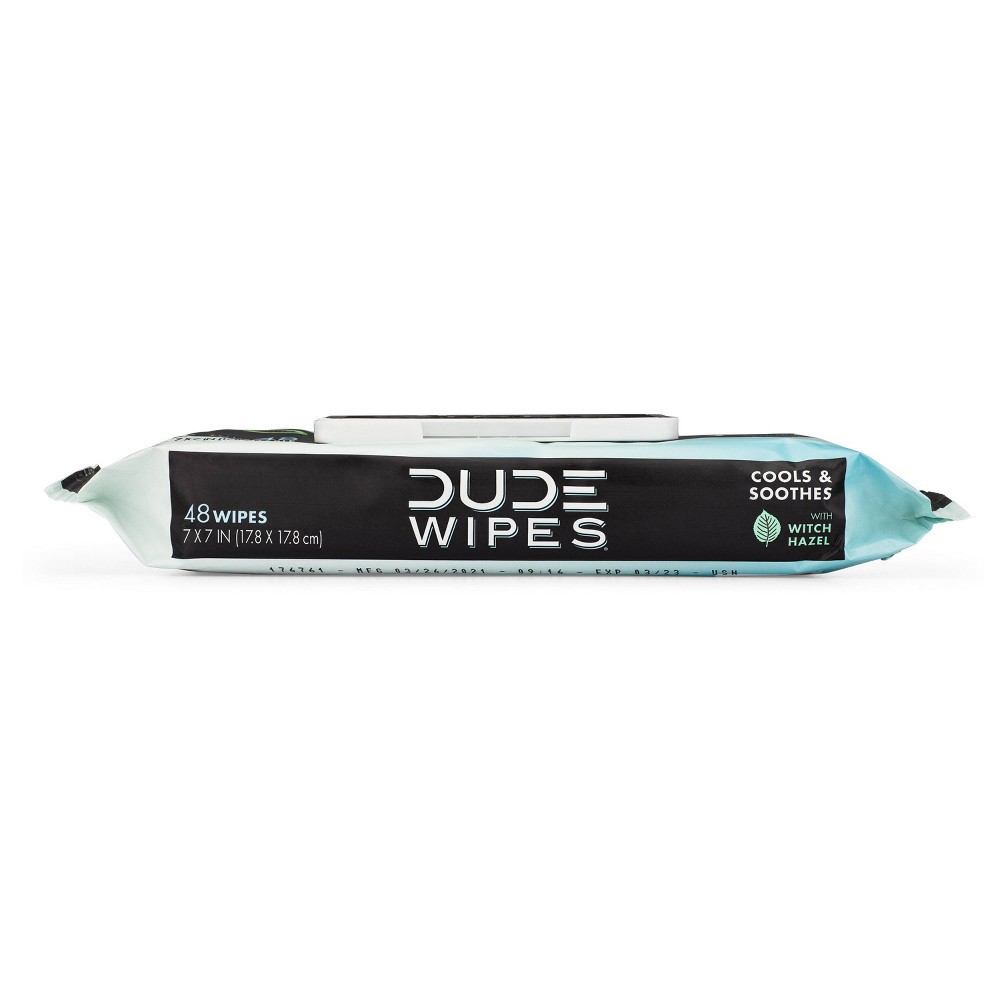 slide 5 of 5, Dude Wipes Fragrance Free Medicated Flushable Wipes - 48ct, 48 ct