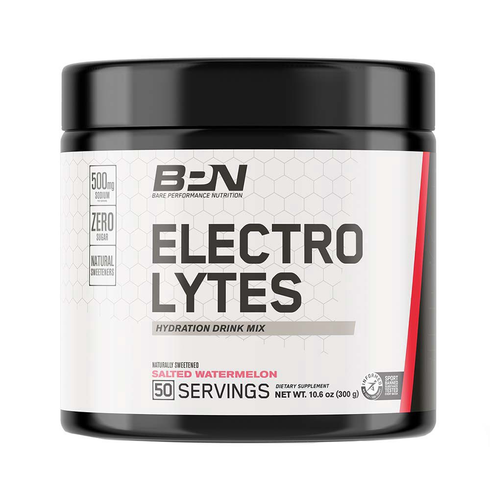 slide 1 of 1, Bare Performance Nutrition Electrolytes Hydration Drink Mix - Salted Watermelon, 9.9 oz