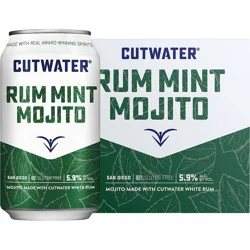 Cutwater Spirits Cutwater Rum Mint Mojito Cocktail - 4pk/355ml Cans