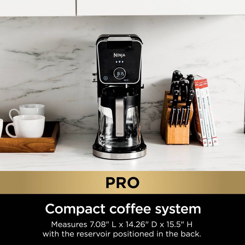slide 4 of 11, Ninja DualBrew Pro Specialty Coffee System, Single-Serve, Pod, and 12-Cup Drip Coffee Maker - CFP301: Coffee Machine with Frother, 60 oz Capacity, 60 oz