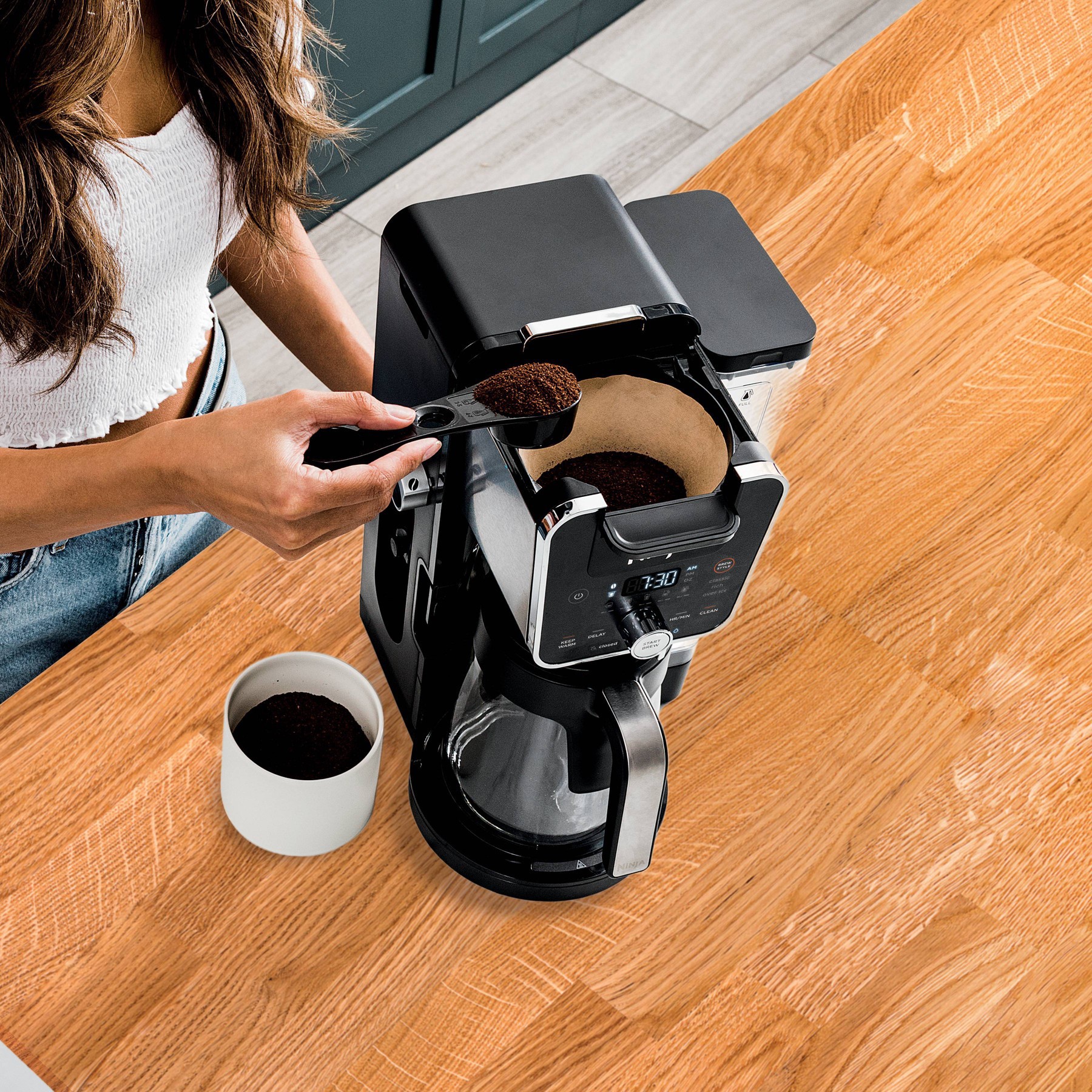 Ninja DualBrew Coffee Maker, SingleServe, Coffee Pod, and 12Cup Drip