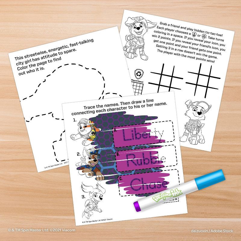 slide 4 of 4, Bendon PAW Patrol Imagine Ink Coloring Book, 1 ct