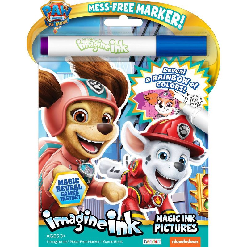 slide 1 of 4, Bendon PAW Patrol Imagine Ink Coloring Book, 1 ct