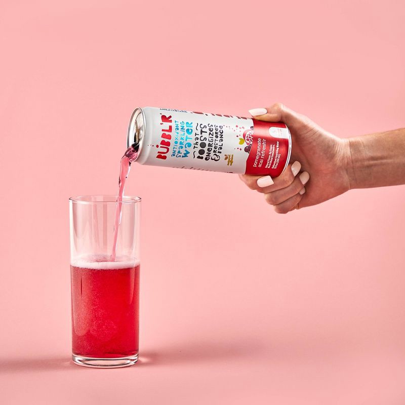 slide 4 of 5, BUBBL'R Pomegranate Acai Refresh'r Antioxidant Sparkling Water - 6pk/12 fl oz Can, 6 ct; 12 fl oz
