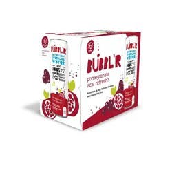 BUBBL'R Pomegranate Acai Refresh'r Antioxidant Sparkling Water - 6pk/12 fl oz Can