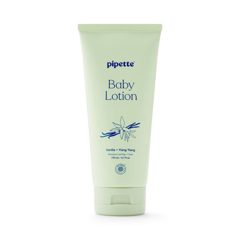 slide 1 of 5, Pipette Baby Lotion Vanilla + Ylang Ylang - 5.7 fl oz, 5.7 fl oz