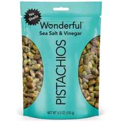 Wonderful Sea Salt & Vinegar No Shell Pistachios - 5.5oz