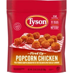 Tyson Frozen Fired Up Popcorn Chicken, 25 oz