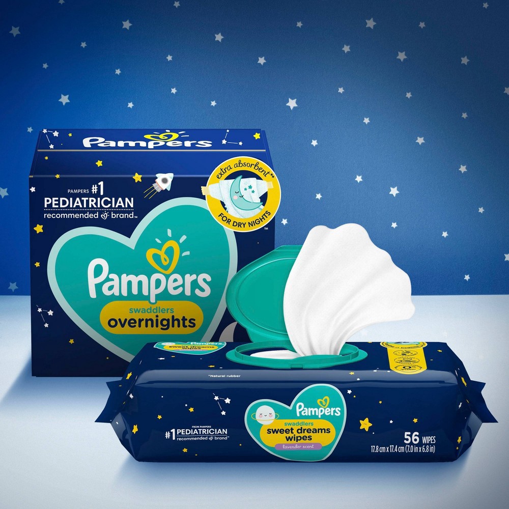 Pampers Sweet Dreams Sensitive Baby Wipes 3X FTMT 168ct 168 ct Shipt