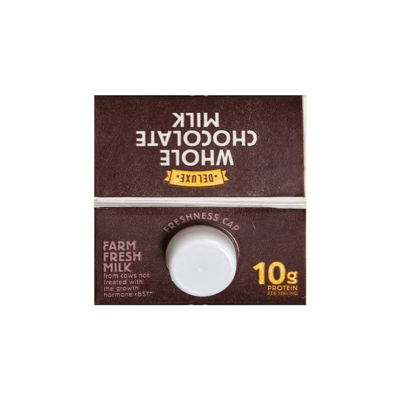 slide 5 of 5, Crystal Creamery Crystal Deluxe Whole Chocolate Milk - 0.5gal, 1/2 gal