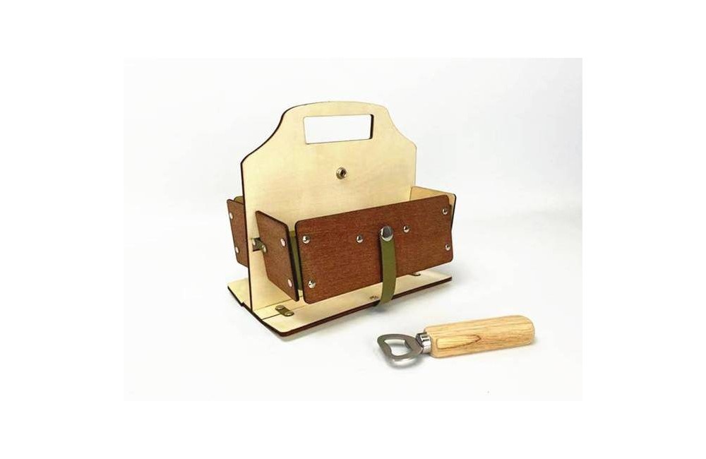 slide 4 of 7, Adventure is Out There Bottle Opener - Light Brown, 1 ct