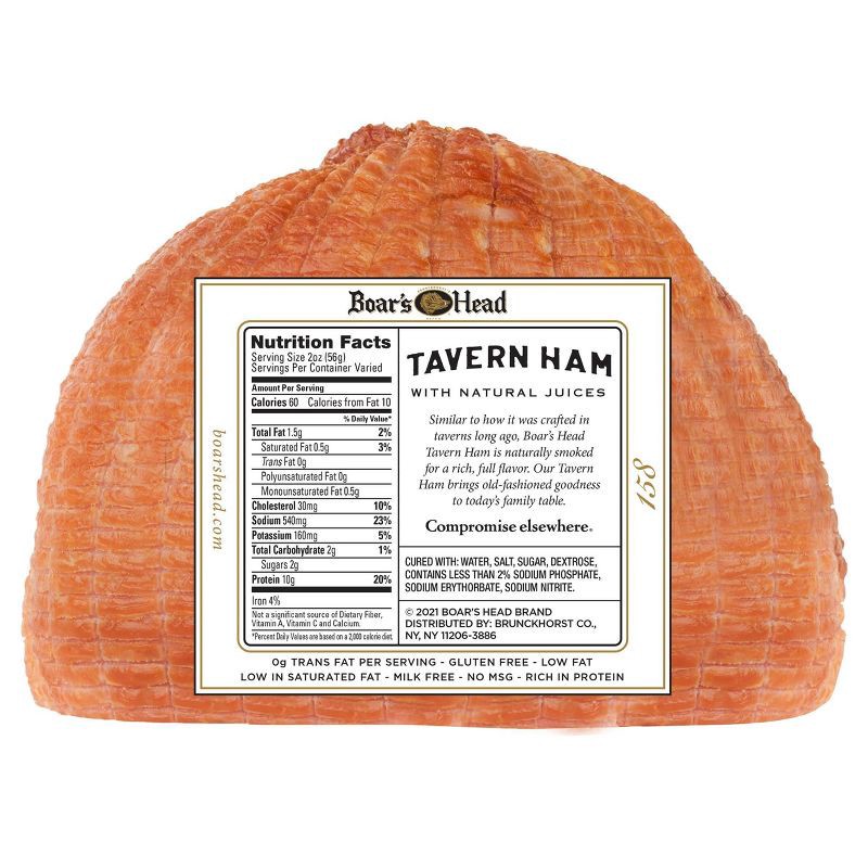 slide 3 of 3, Boar's Head Tavern Ham - Deli Fresh Sliced - price per lb, per lb