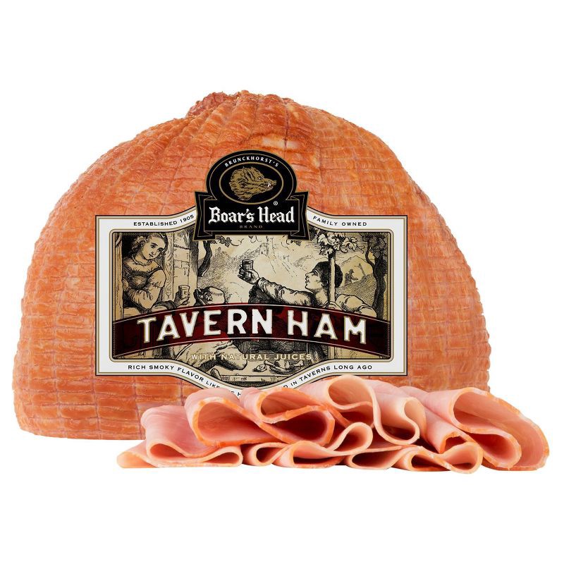 slide 1 of 3, Boar's Head Tavern Ham - Deli Fresh Sliced - price per lb, per lb