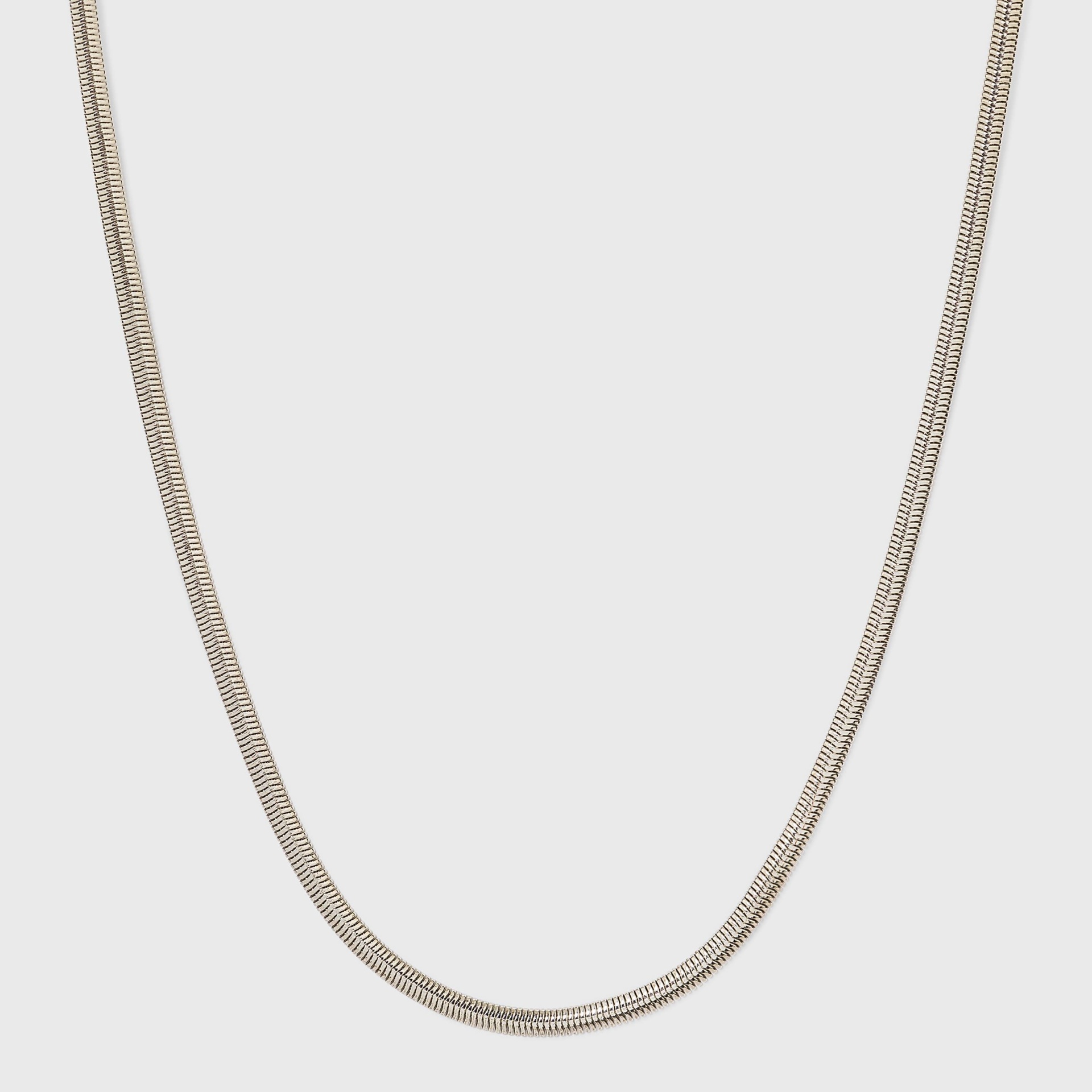slide 1 of 3, Snake Chain Necklace - A New Day Silver, 1 ct
