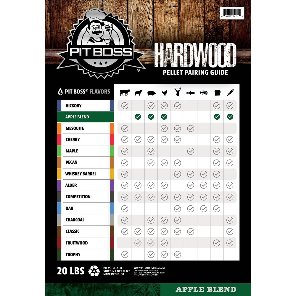 slide 2 of 5, Pit Boss 20lb Apple Pellets, 20 lb