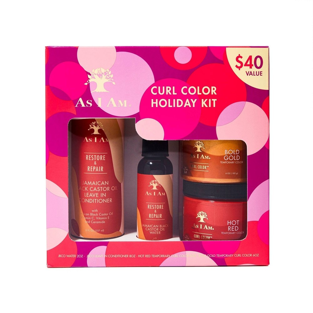 slide 2 of 3, As I Am Curl Color Starter Kit Holiday Gift Set, 4 ct