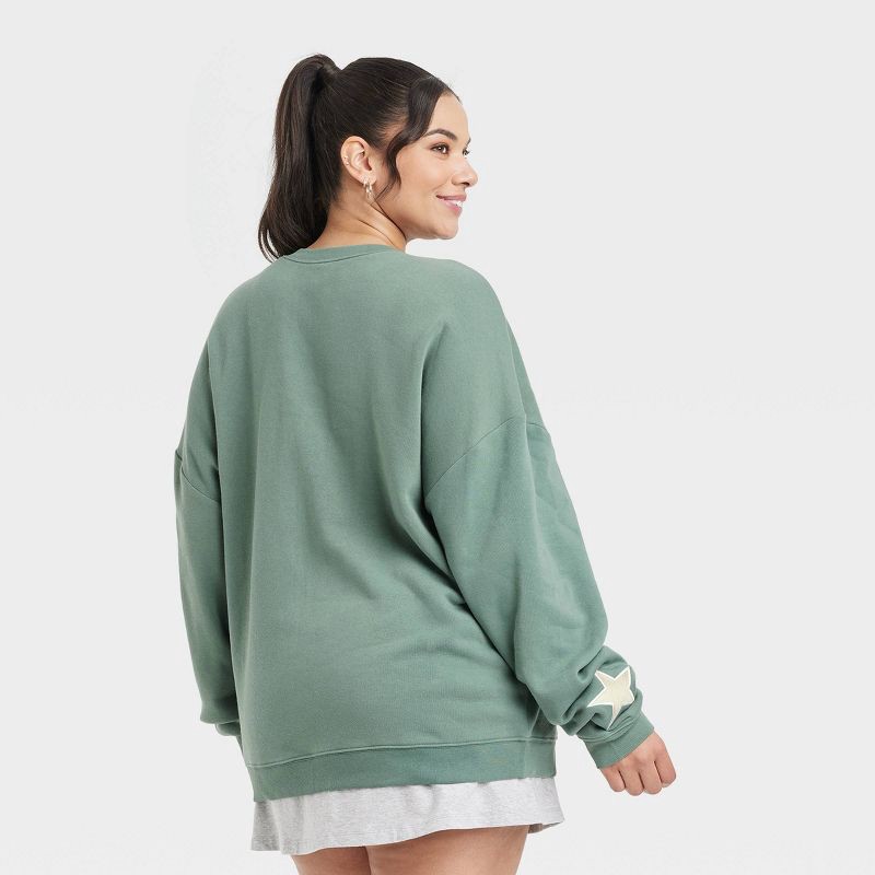 slide 6 of 11, Hammered Metal Hoop Trio Earring Set 3pc - A New Day™ Silver: Nickel-Free Post, Women's Accessories, 0.98" Diameter, 3 ct