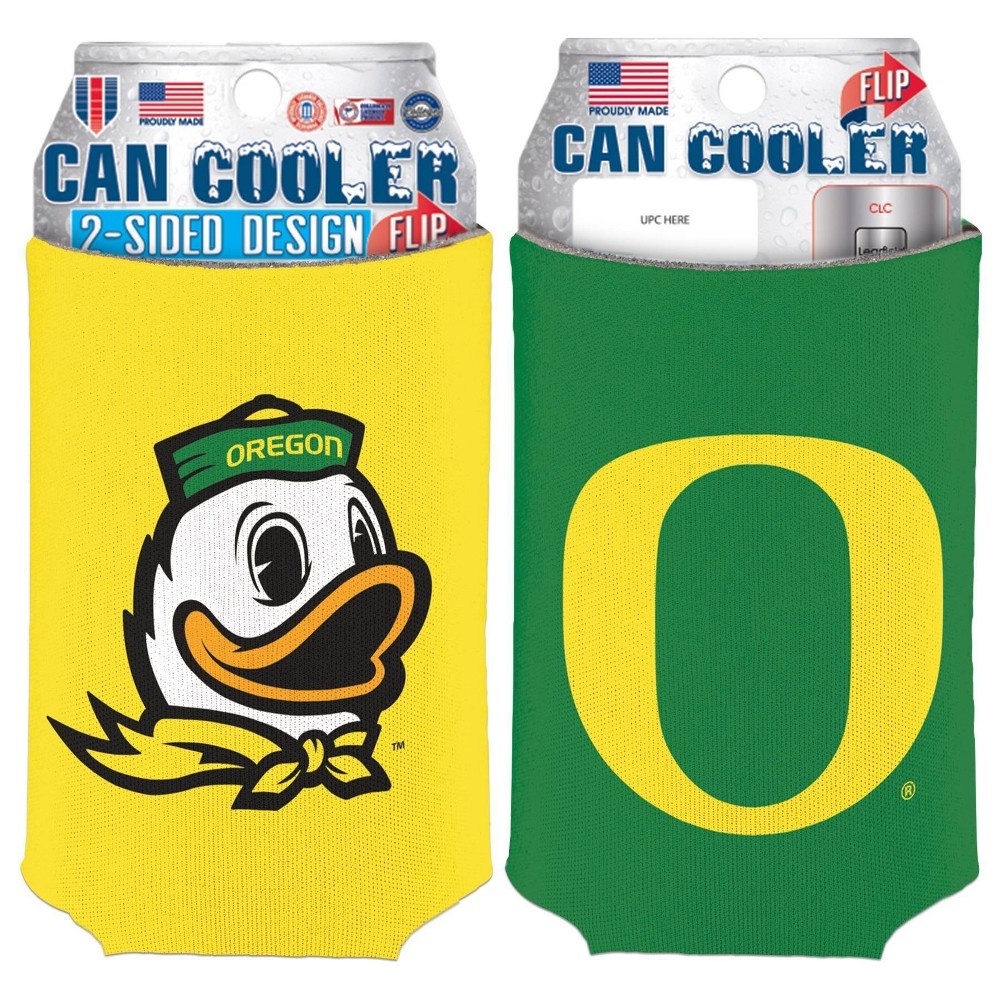 slide 3 of 3, NCAA Oregon Ducks Logo Can Cooler, 1 ct