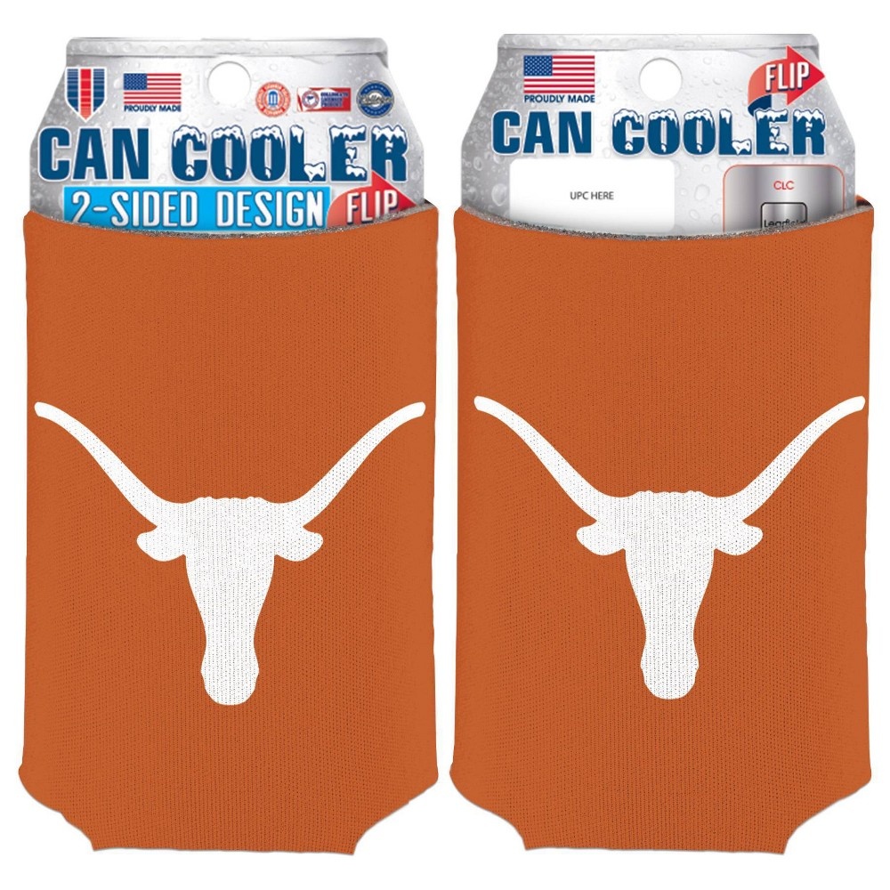 slide 3 of 3, NCAA Texas Longhorns Logo Can Cooler, 1 ct