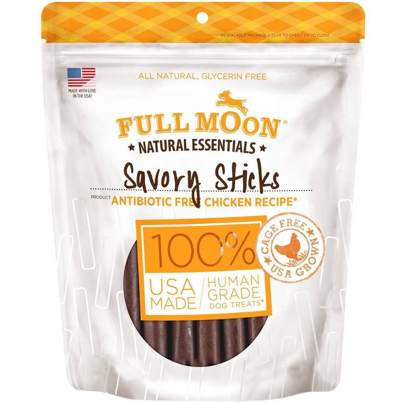 slide 1 of 1, Full Moon Essentials Chicken Sticks Jerky Dog Treats - 16oz, 16 oz
