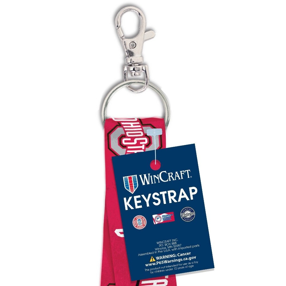 slide 3 of 3, NCAA Ohio State Buckeyes Key Strap Lanyard, 1 ct
