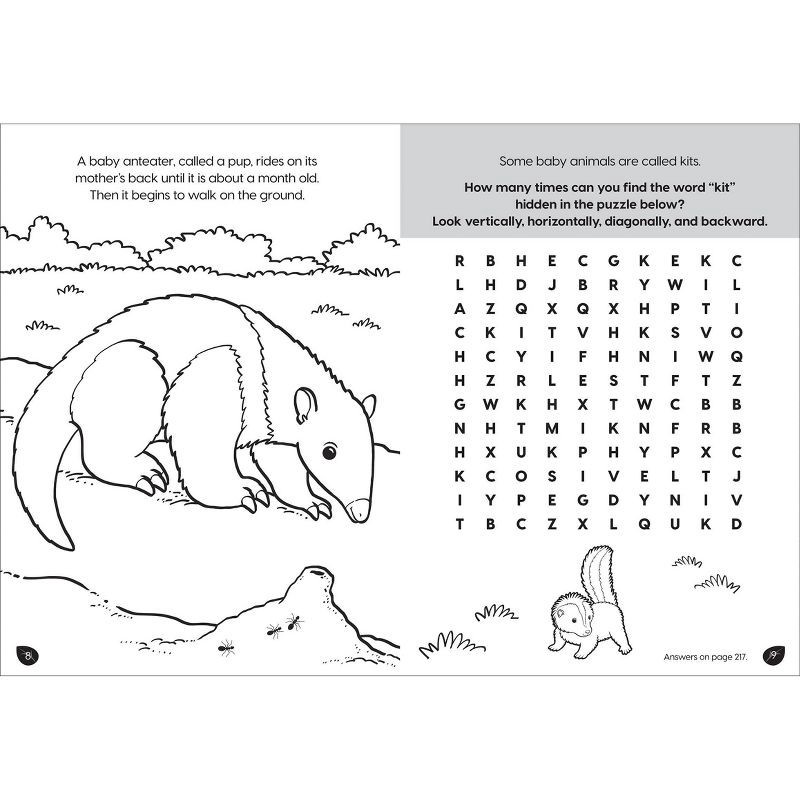slide 5 of 6, Animal Planet: Wild Baby Animals Coloring and Activity Book (Board Book), 1 ct