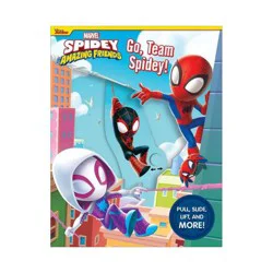 Readerlink Spidey and His Amazing Friends: Go Team Spidey! Board Book with Flaps and Sliding Pieces (Board Book)
