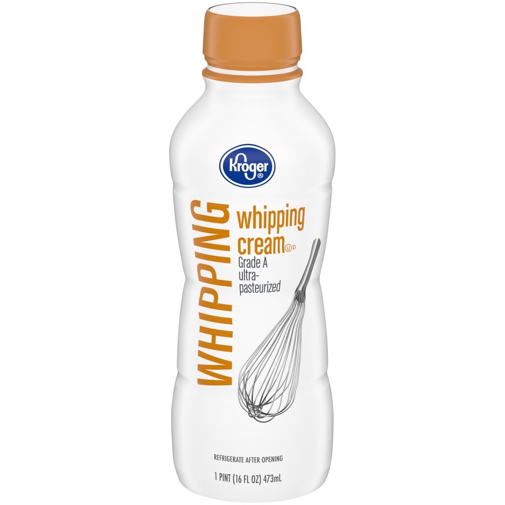 slide 1 of 1, Kroger Whipping Cream, 1 pint