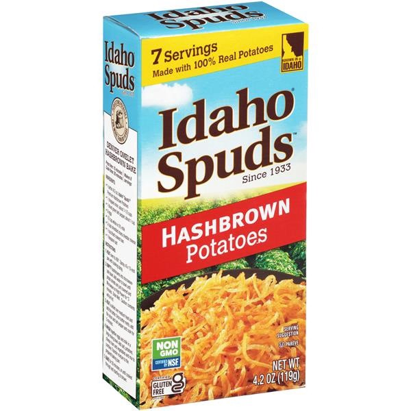 slide 1 of 1, Idaho Spuds Is Hashbrown Potatoes - 4.2 oz, 4.2 oz