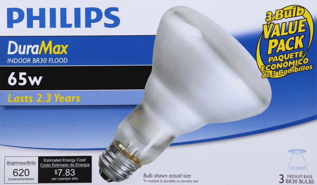slide 4 of 4, Philips Light Bulbs 3 ea, 3 ct