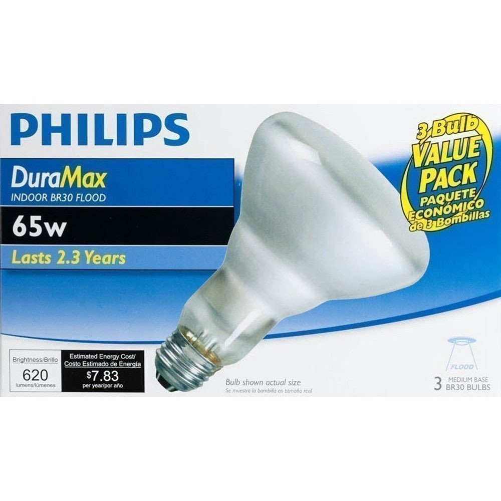 slide 1 of 4, Philips Light Bulbs 3 ea, 3 ct