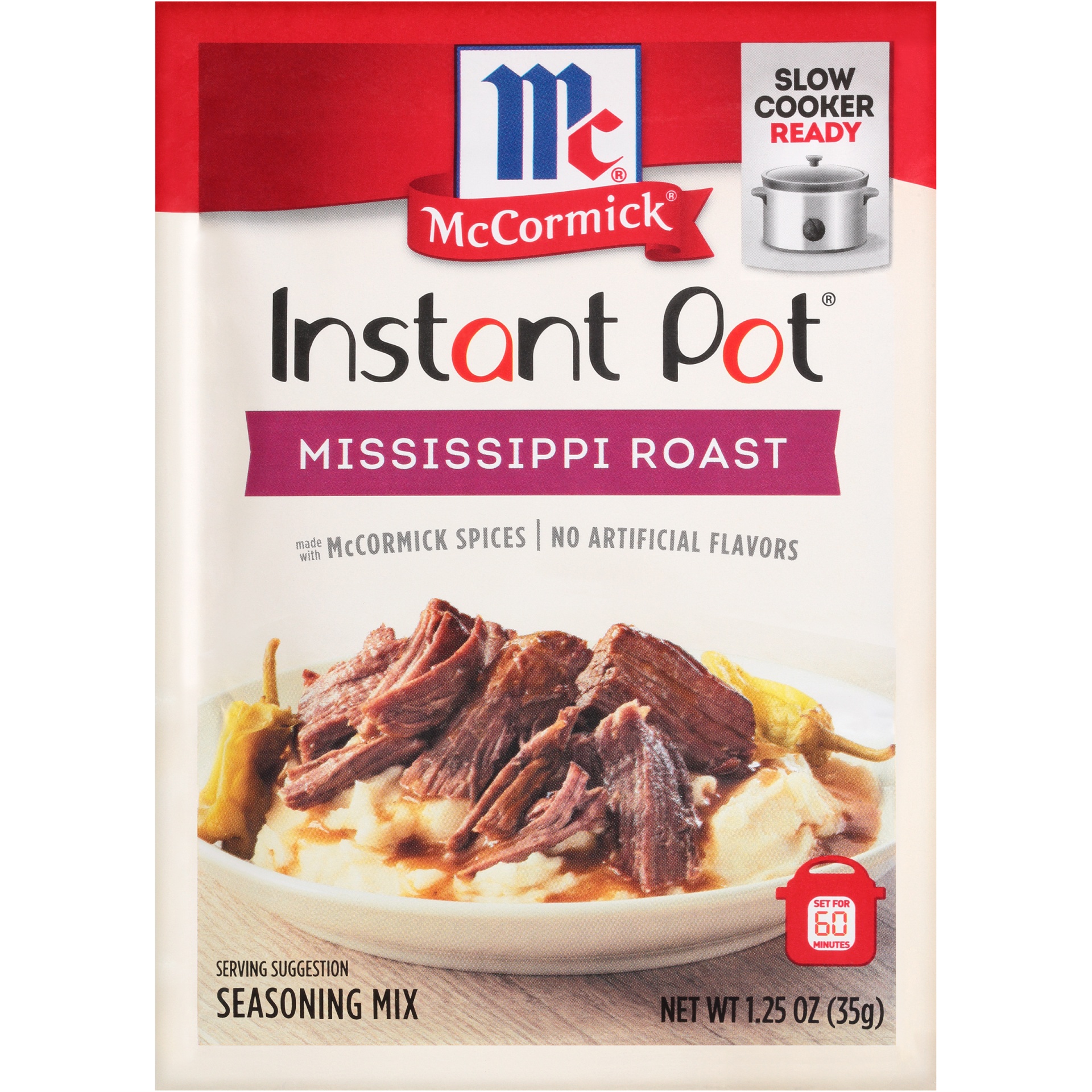 McCormick Mississippi Roast Instant Pot Seasoning Mix 1.25 oz Shipt
