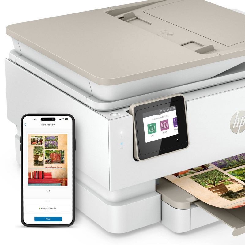 slide 7 of 14, HP Inc. HP ENVY Inspire 7955e Wireless All-In-One Color Printer, Scanner, Copier with Instant Ink and HP+ (1W2Y8A), 1 ct