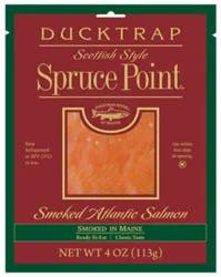Ducktrap Atlantic Salmon Smoked Scottish Style Spruce Point - 4 Oz