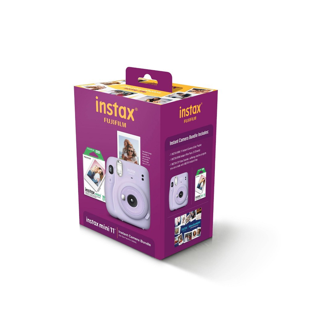 slide 2 of 3, Fujifilm Instax Mini 11 Instant Film Camera Bundle - Purple, 1 ct
