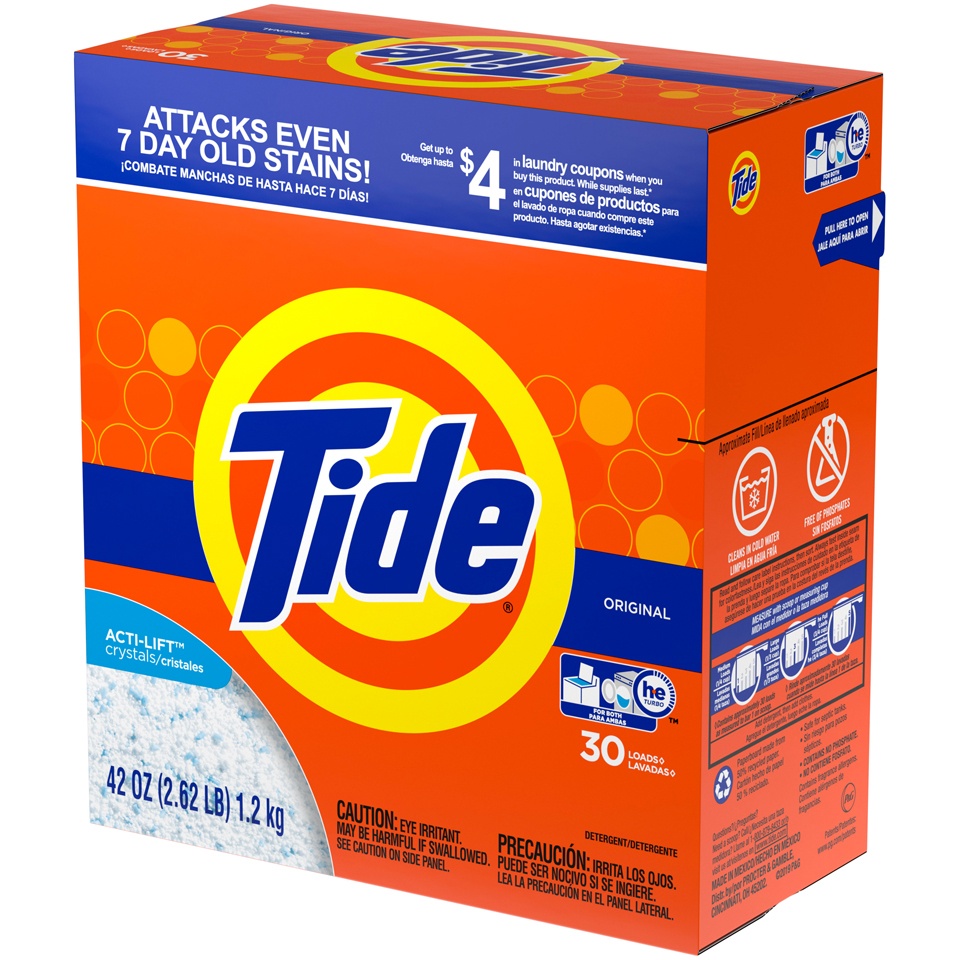 slide 3 of 3, Tide Detergent 42 oz, 42 oz