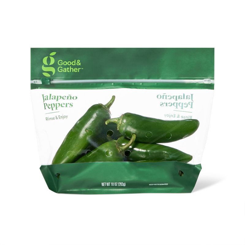 slide 1 of 6, Jalapenos - 10oz - Good & Gather™, 10 oz