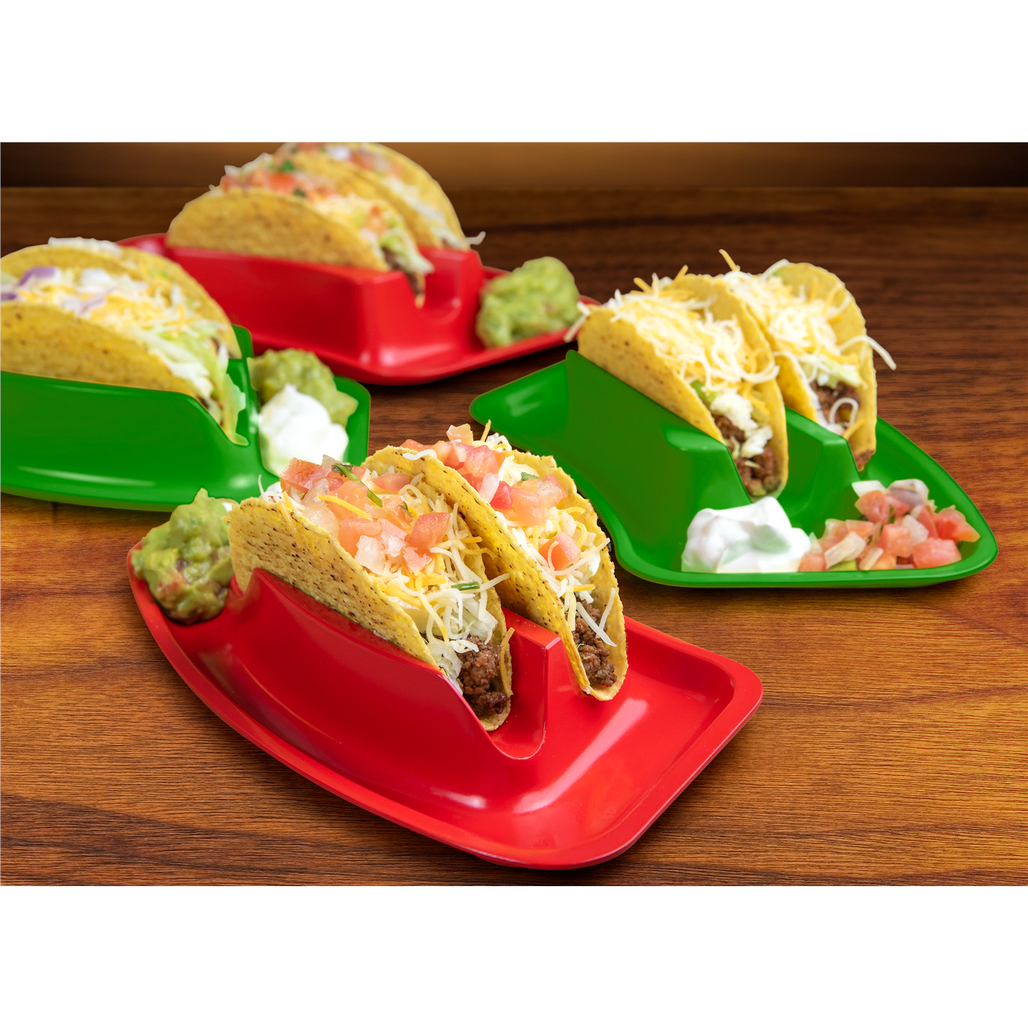 slide 3 of 3, Taco Tuesday Lazy Susan Taco Bar, 1 ct