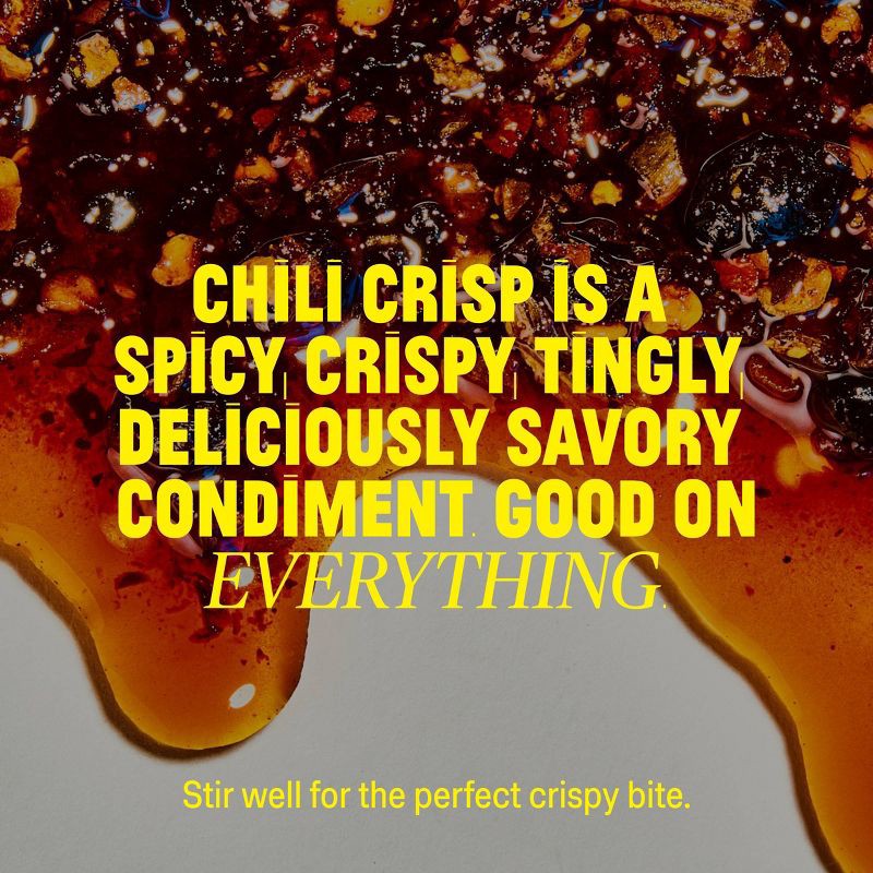 slide 7 of 8, Fly by Jing Original Sichuan Chili Crisp Vegan Crispy Hot Sauce - 6oz, 6 oz