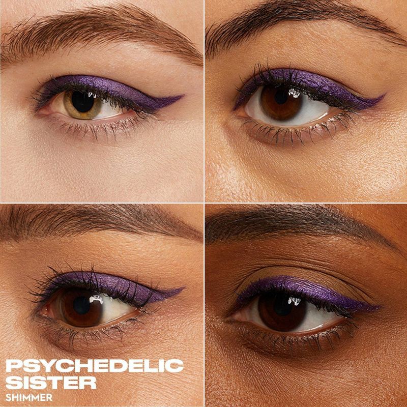 slide 3 of 9, Urban Decay 24/7 Glide-On Waterproof Eyeliner Pencil - Psychedelic Sister - 0.04oz - Ulta Beauty, 0.04 oz