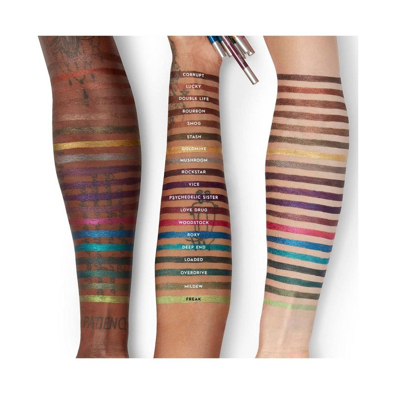 slide 6 of 9, Urban Decay 24/7 Glide-On Waterproof Eyeliner Pencil - Psychedelic Sister - 0.04oz - Ulta Beauty, 0.04 oz