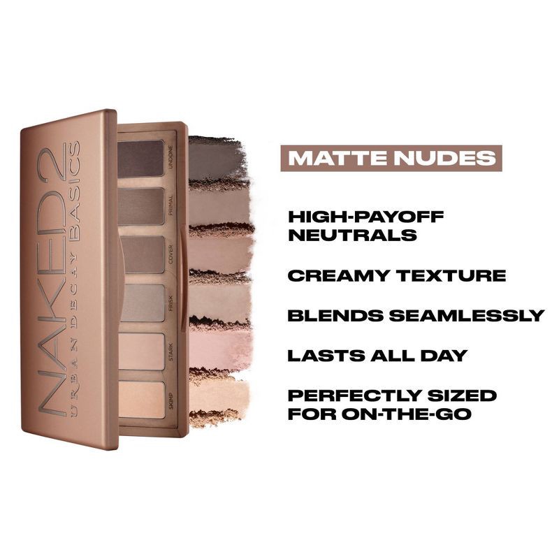 slide 7 of 8, Urban Decay Naked 2 Basics Eyeshadow Palette - Ulta Beauty, 1 ct