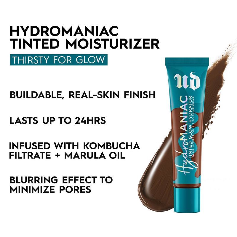 slide 3 of 6, Urban Decay Hydromaniac Glowy Tinted Hydrator Foundation - 90 Ultra-Deep Neutral - 1.1 fl oz - Ulta Beauty, 1.1 fl oz