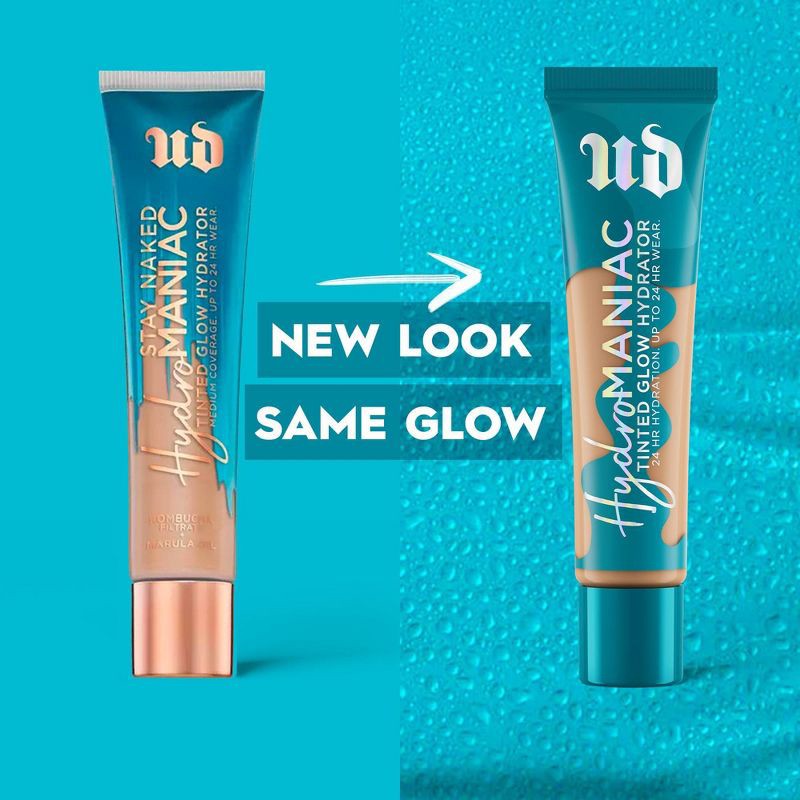 slide 6 of 6, Urban Decay Hydromaniac Glowy Tinted Hydrator Foundation - 90 Ultra-Deep Neutral - 1.1 fl oz - Ulta Beauty, 1.1 fl oz