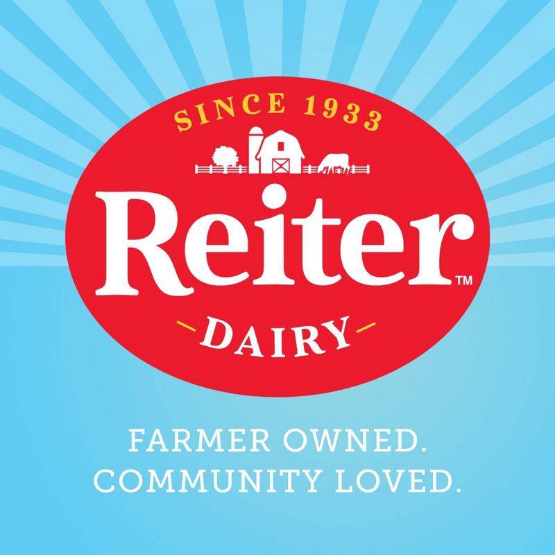 slide 3 of 7, Reiter Dairy Reiter 1% Lowfat Milk - 0.5gal, 1/2 gal