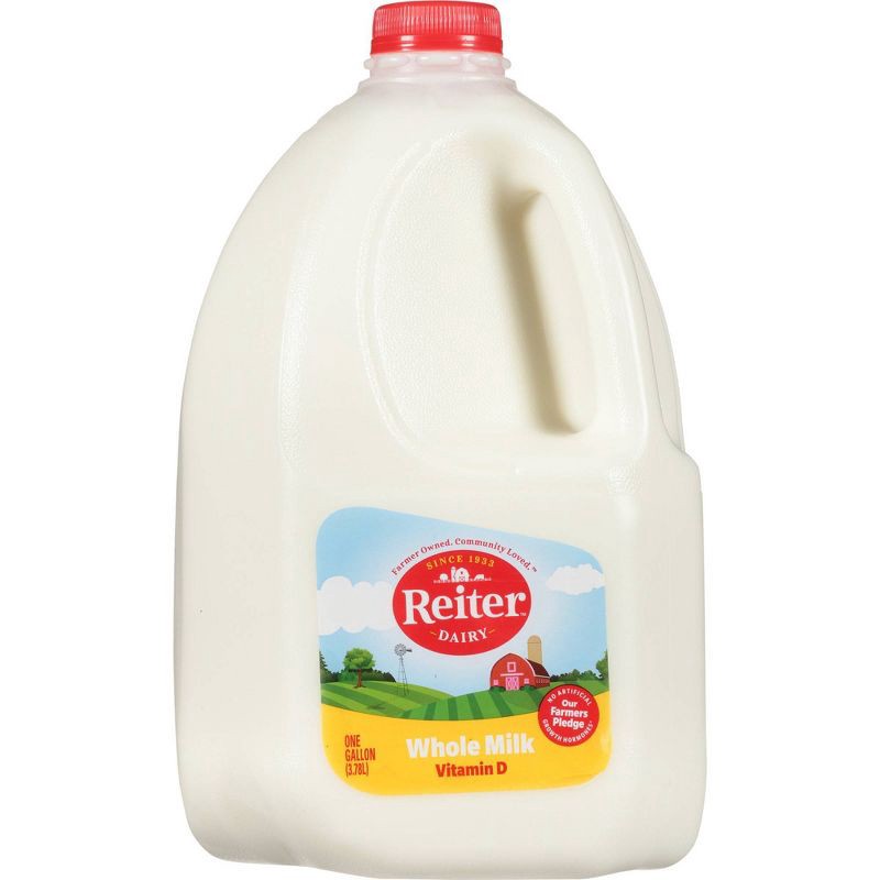 slide 1 of 6, Reiter Dairy Reiter Whole Milk - 1gal, 1 gal