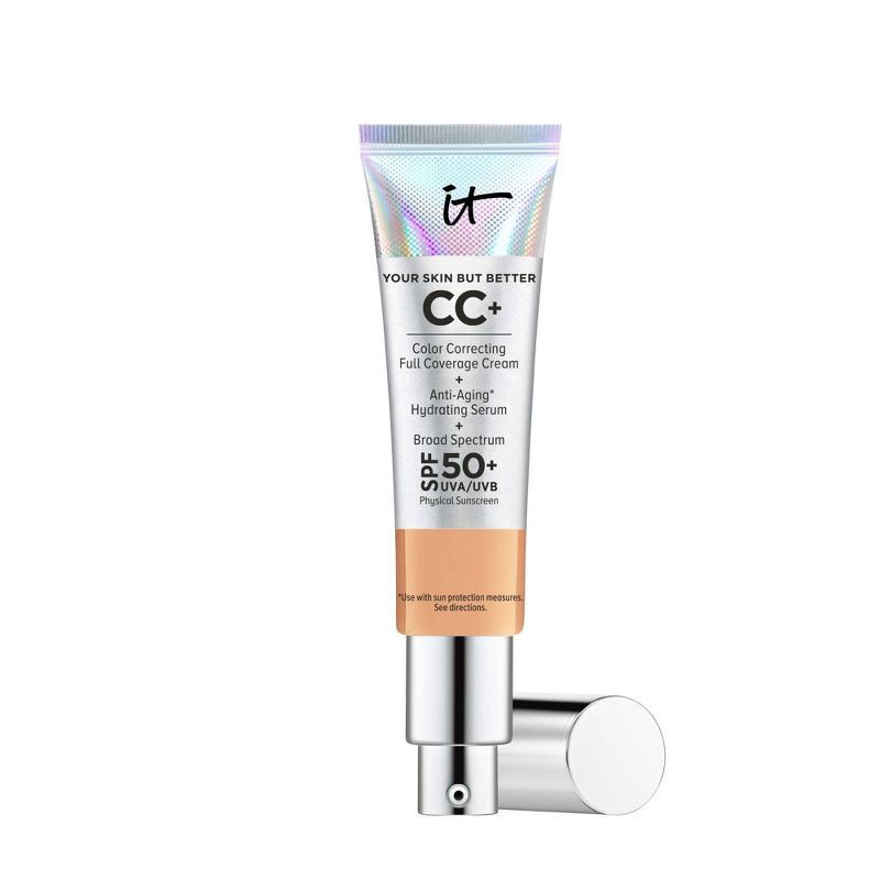 slide 1 of 5, IT Cosmetics CC + Cream SPF50 - Neutral Tan - 1.08 fl oz, 1.08 fl oz
