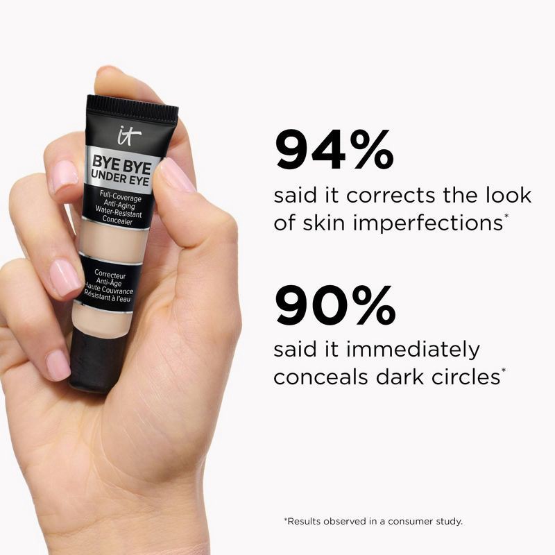 slide 4 of 8, IT Cosmetics Bye Bye Under Eye Concealer - Medium Nude - 0.4 fl oz - Ulta Beauty, 0.4 fl oz