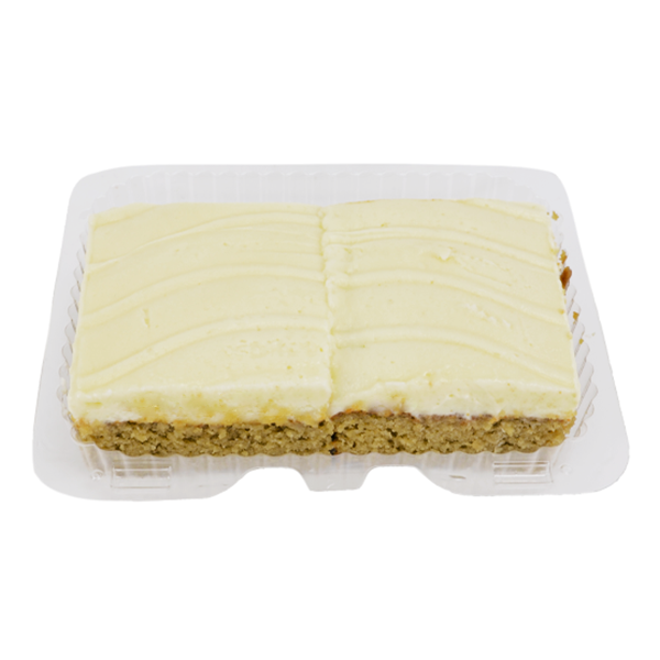 slide 1 of 1, L&B Banana Bars With Cream Cheese Icing, 6 oz